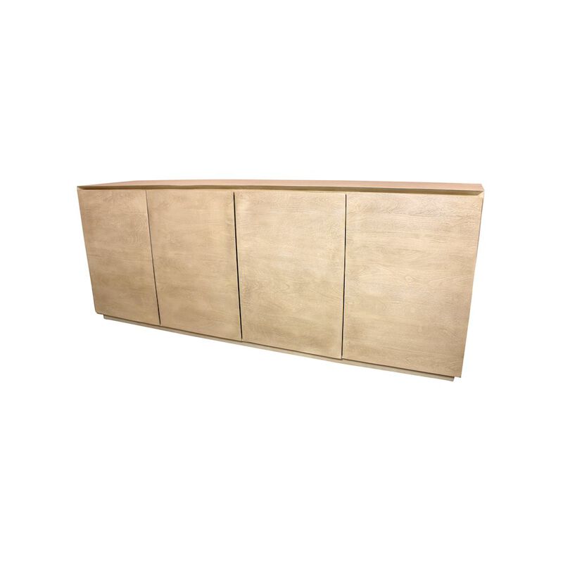 Flagstaff 4-Door Sideboard in Stone Natural