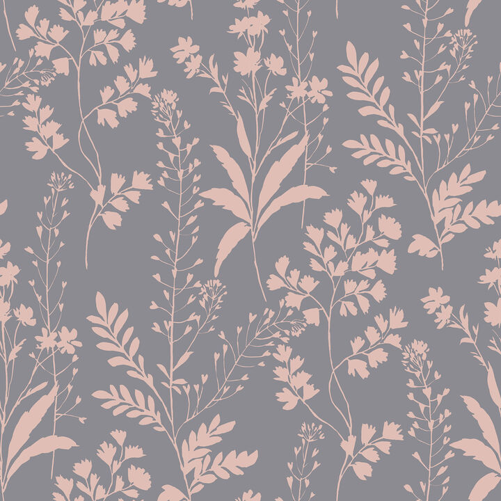 Wildflower Silhouettes Wallpaper