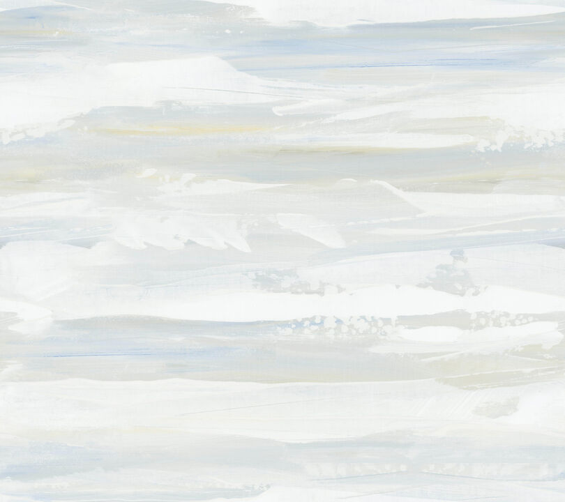 On The Horizon Blue & Yellow Wallpaper