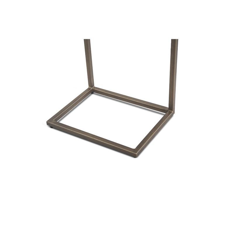 World Interiors Vallarta Side Table in Mango Wood with Two Tone Finish image number 3