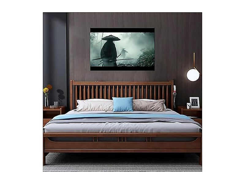 Japanese Samurai Canvas Wall Art Living Room Bedroom Office Bushido Poster Ready image number 1
