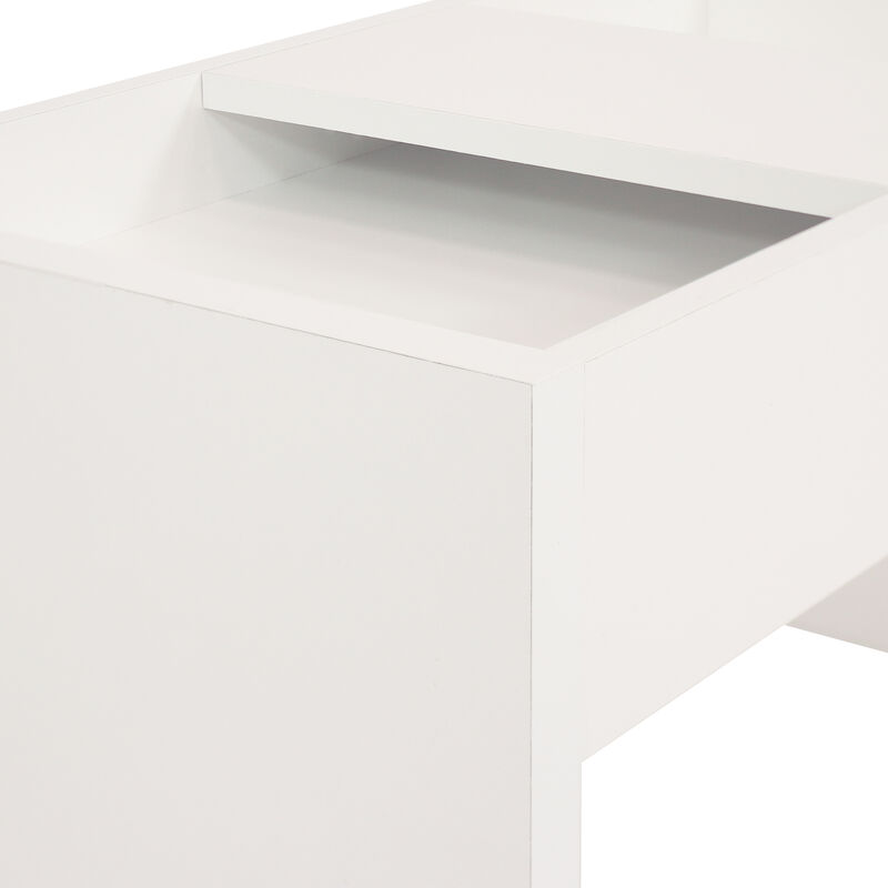 Sunnydaze 2-in-1 Multi-Use Accent Side Table