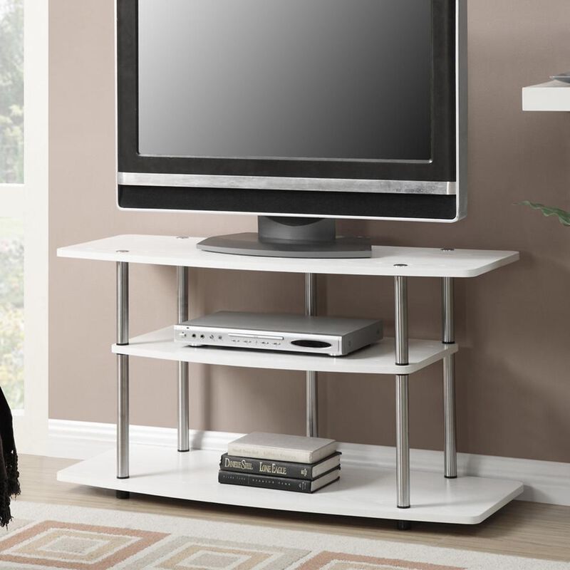 Convience Concept, Inc. No Tools 3 Tier Wide TV Stand for TVs up to 46 Inches