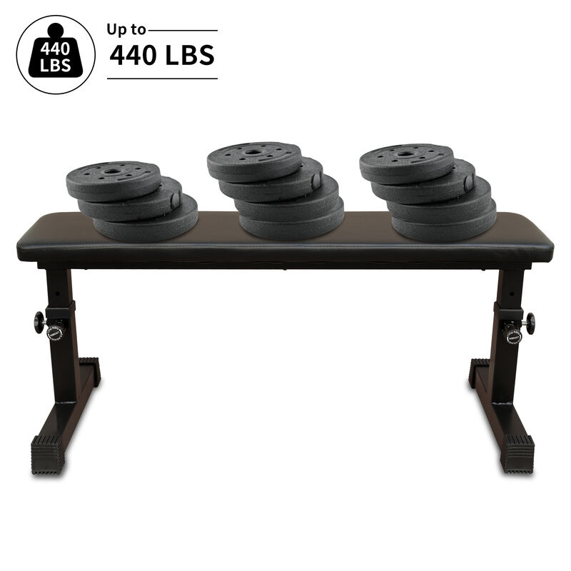 Jodnu Height Adjustable Flat Weight Bench image number 6