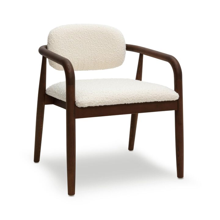 Casafoyer Betsy Cream Performance Boucle Dining Chair
