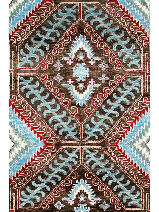 Navajo 530062 Medium Blue 6' x 9' Rug