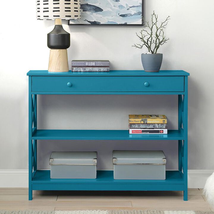 Convience Concept, Inc. Oxford 1 Drawer Console Table with Shelves