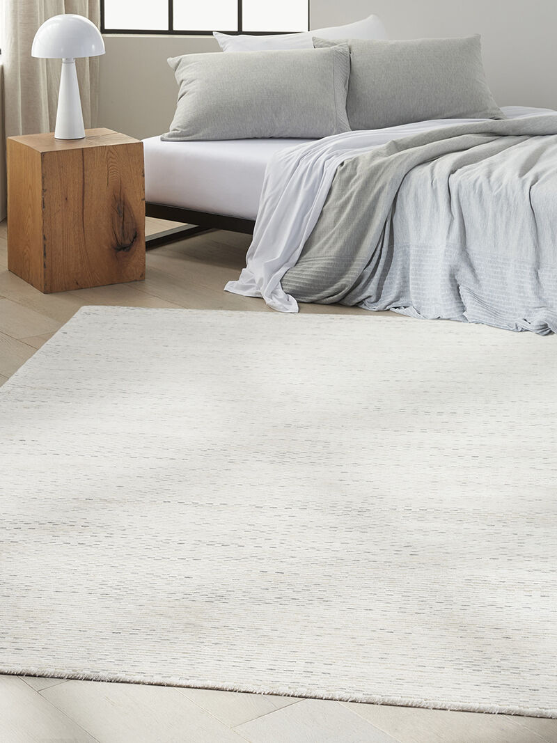 Valley VLL01 Ivory 5'3" x 7'3" Rug image number 4