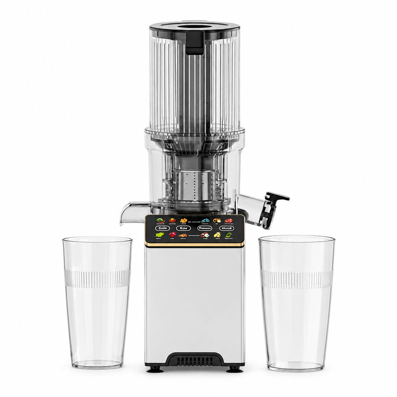 WHALLULTRA Cold Press Juicer Machine with Touchscreen, Slow Masticating Juicer with 4.5" Extra Large Feed Chute, Reverse Function, Easy to Clean image number 0