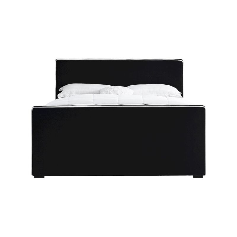 Meridian Furniture Dillard Black Velvet King Bed
