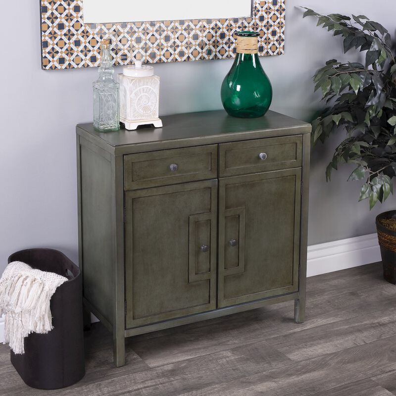 Butler Specialty Imperial Wood Accent Cabinet, Green