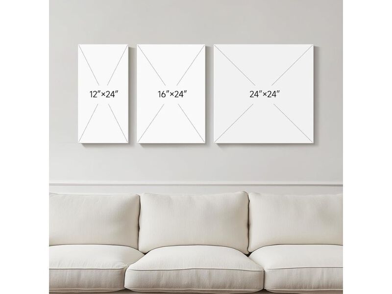 3D Textured Abstract LED Wall Art Three Piece Set for Living Room Bedroom image number 2