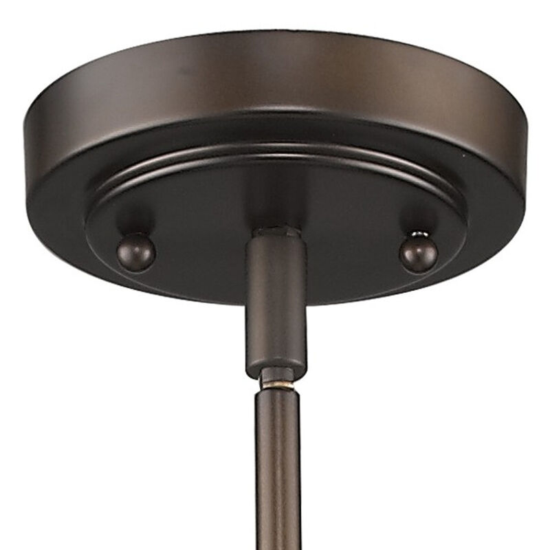 Hivvago Bronze Frosted Glass Hanging Light