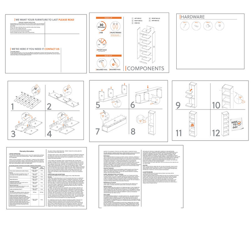 72 Inches 5 Tier Wooden Pier with Adjustable Shelves, Gray - Benzara