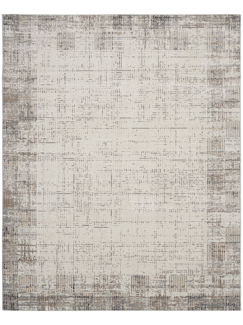 Elation ETN05 Ivory/Gray 10' x 14' Rug