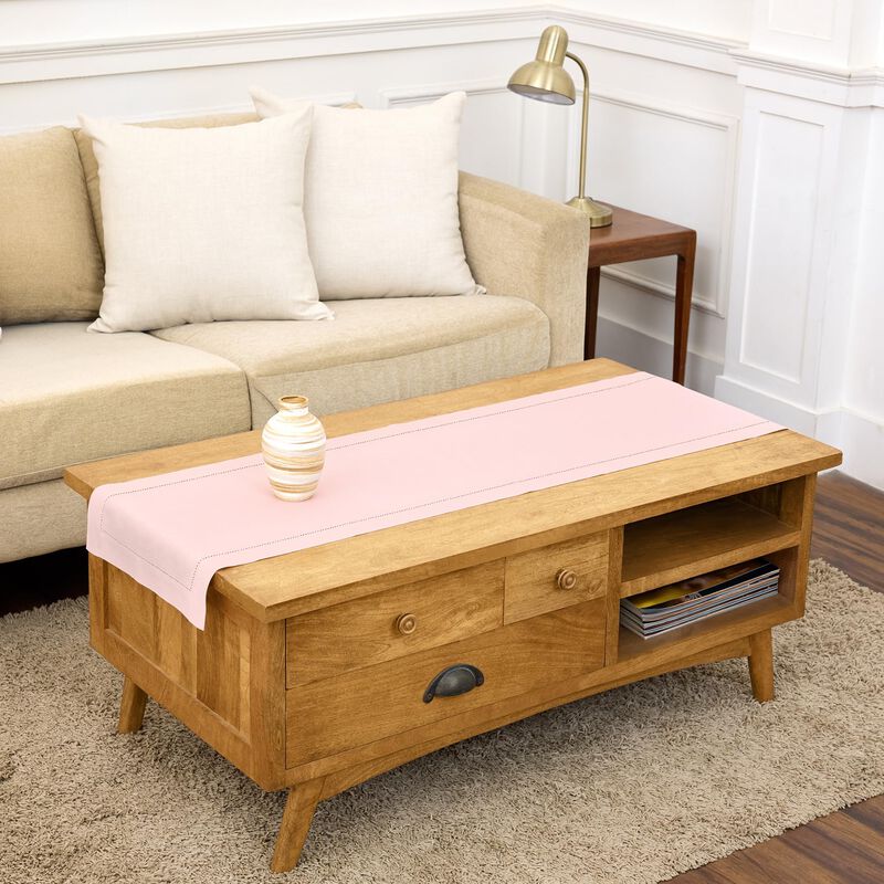 Linen Table Runner - Classic Hemstitch image number 0