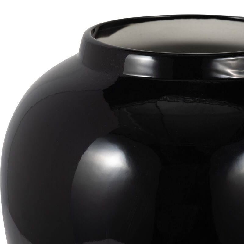 18" Temple Jar, Black/Gold image number 3