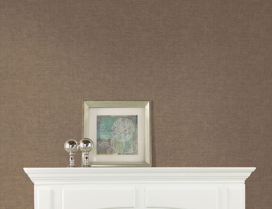 Wire Mesh Brown Wallpaper