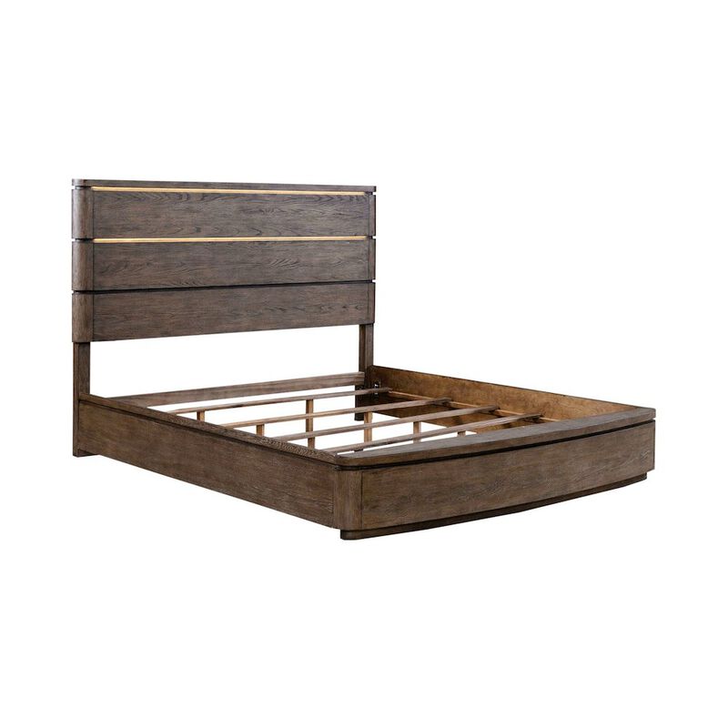 Liberty Furniture California King Panel Bed LED Touch Light, Dresser & Mirror, Chest, Night Stand image number 4