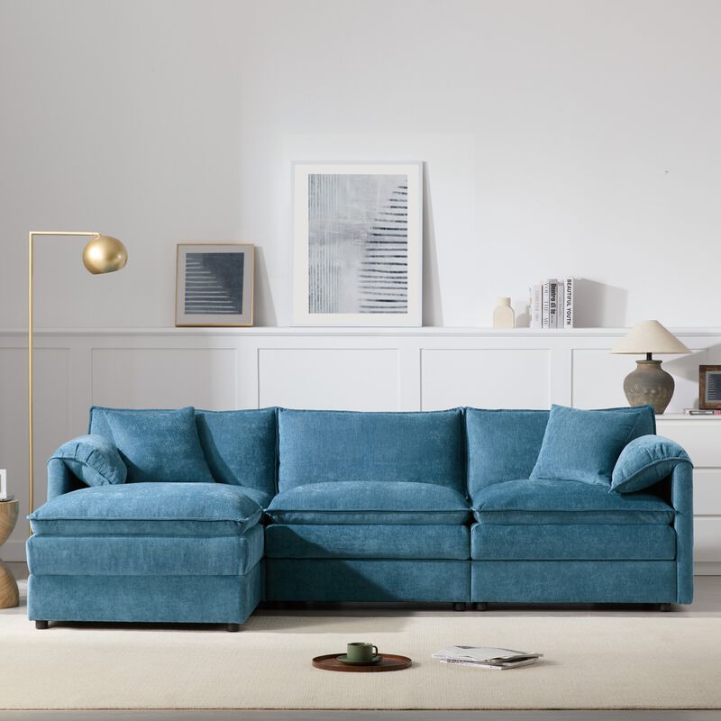 Cepbis L-Shaped Modular Cloud Sectional Sofa image number 2