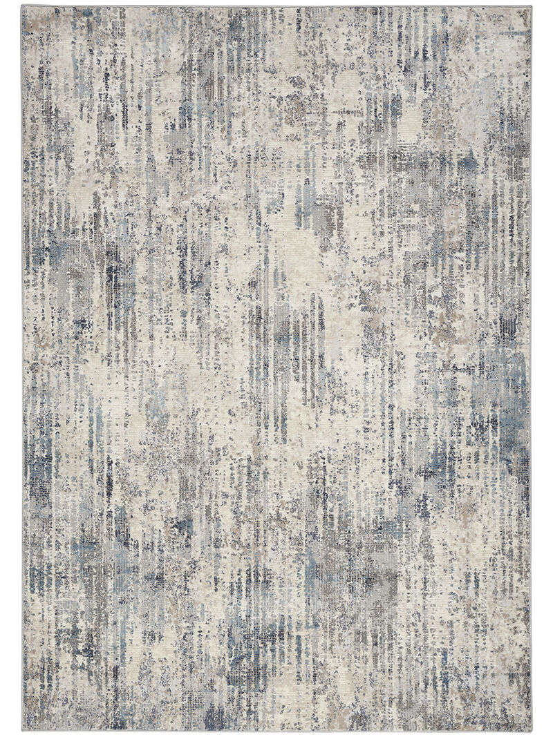 CK022 Infinity IFN04 Ivory/Gray/Blue 6' x 9' Rug