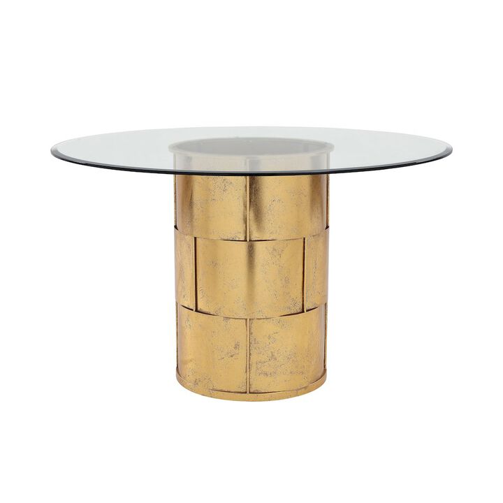 Pangea Home Z-Margot Dining Table Gold