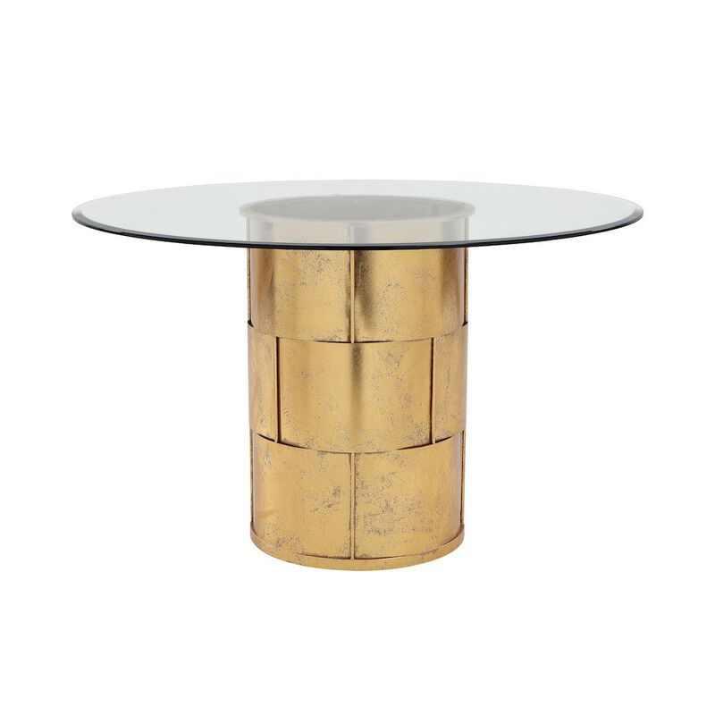 Pangea Home Z-Margot Dining Table Gold