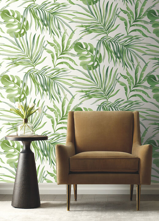Paradise Palm Green Peel & Stick Wallpaper
