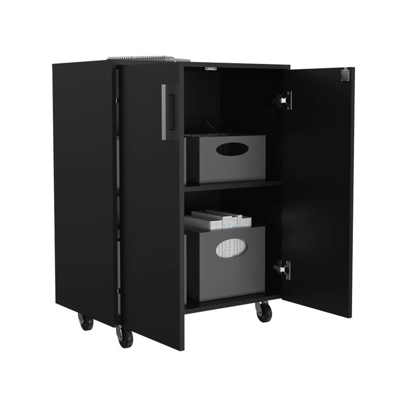 Storage Cabinet Lions, Garage, Black