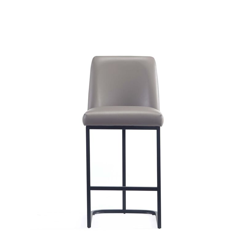 Serena Dark Gray Counter Stools (Set of 2)