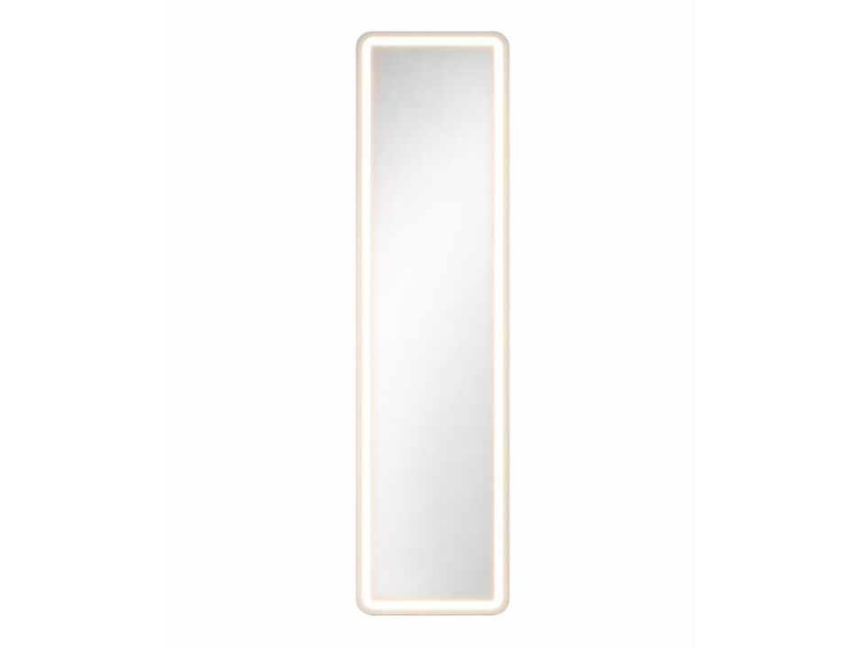 Full Length LED Floor Mirror with Lights Standing Wall Mirror for Bedroom