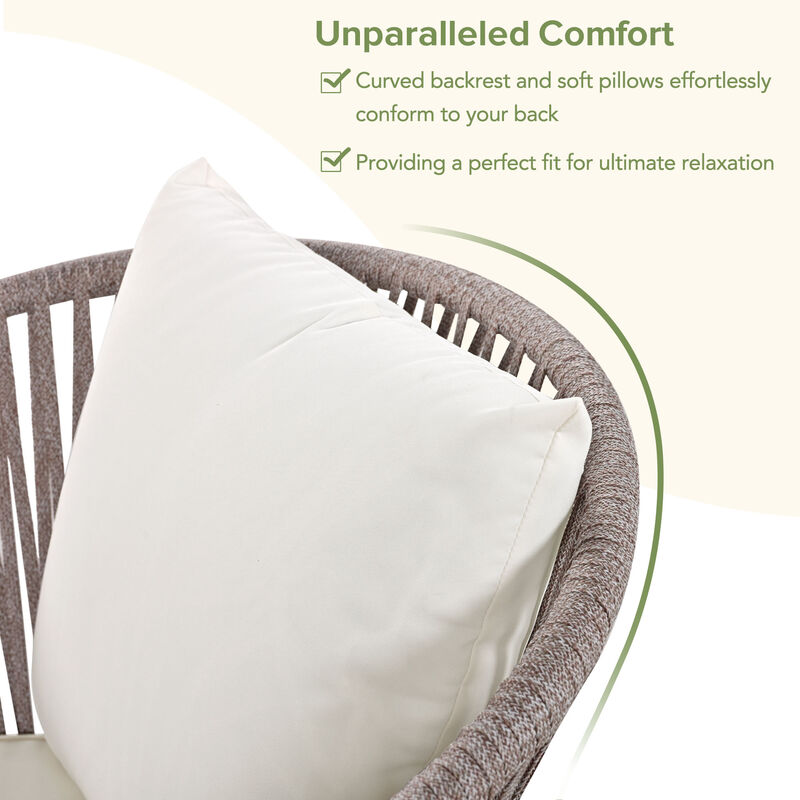 Merax  7 Pieces Outdoor Patio Dining Set