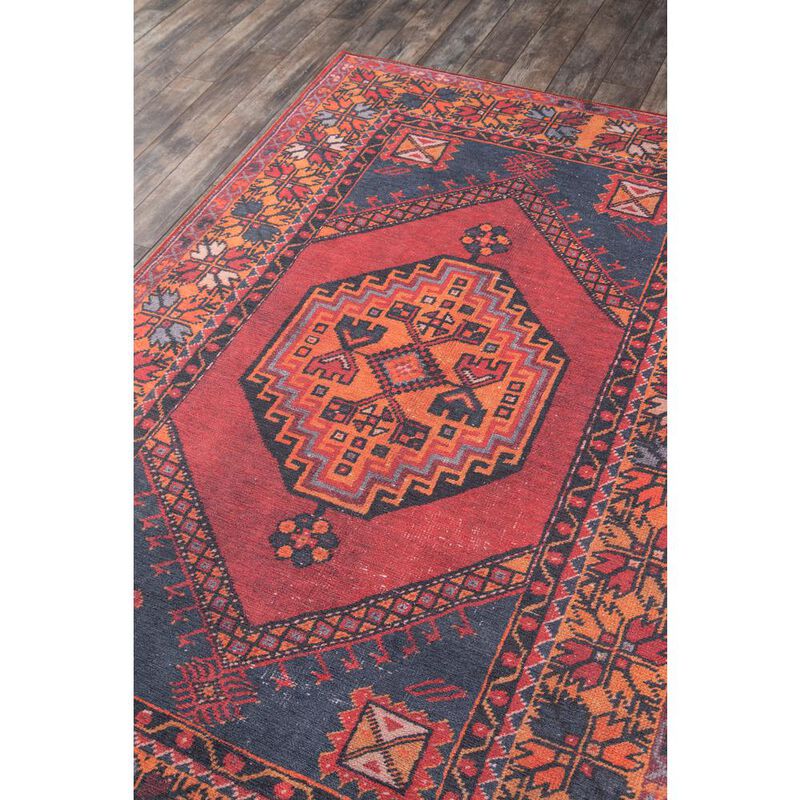Momeni Traditional Runner Area Rug, Red, 2'3 X 7'6 Runner