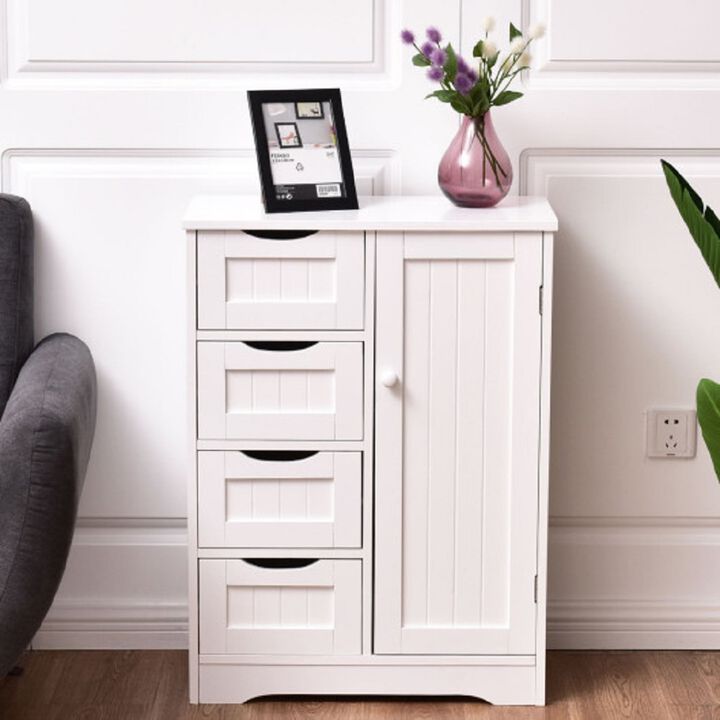 Durable MDF Storage Cabinet with 4 Drawers