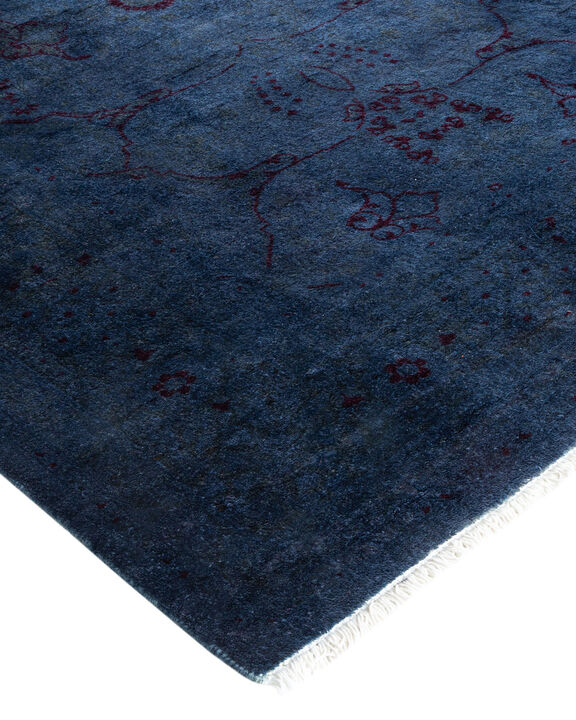 Fine Vibrance, One-of-a-Kind Hand-Knotted Area Rug  - Gray, 5' 1" x 5' 3"