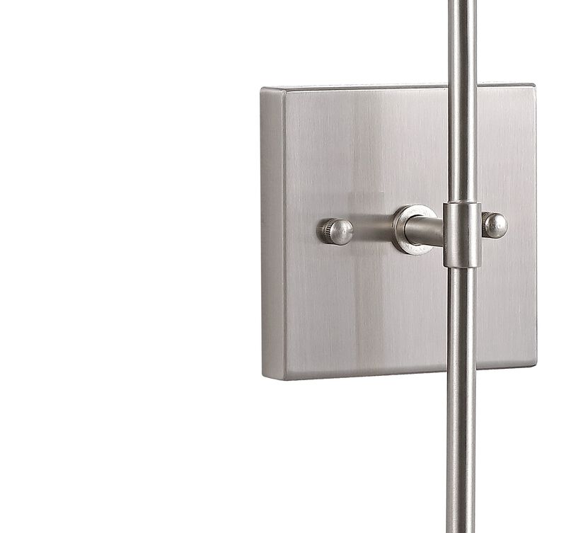 Cato Bohemian Farmhouse Iron/Glass LED Vanity