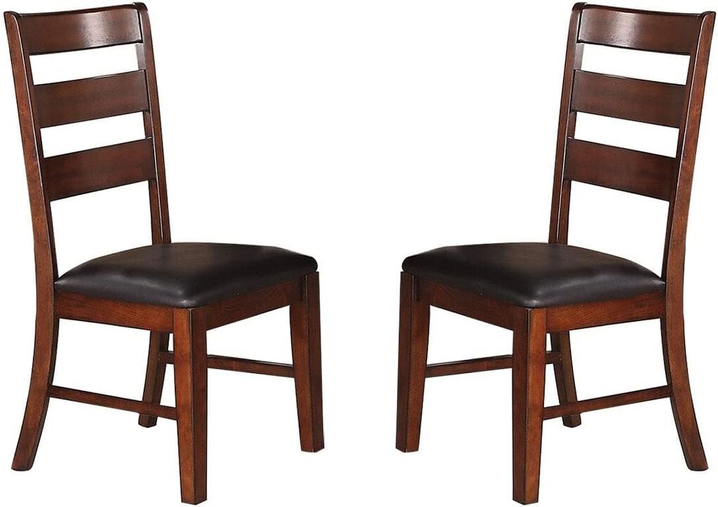 Streamdale Antique Walnut Dining Chairs, Set of 2