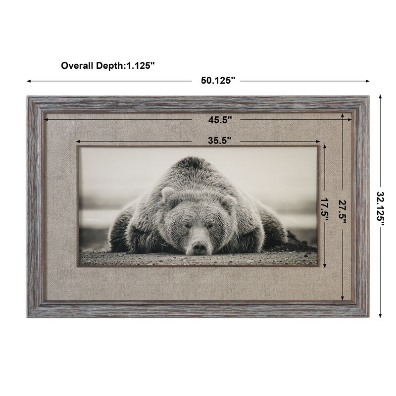Deep Sleep Bear Print