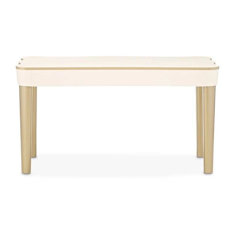 Michael Amini La Terrazza Vanity Desk - Creamy Pearl