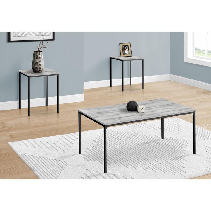 Table Set, 3pcs Set, Coffee, End, Black