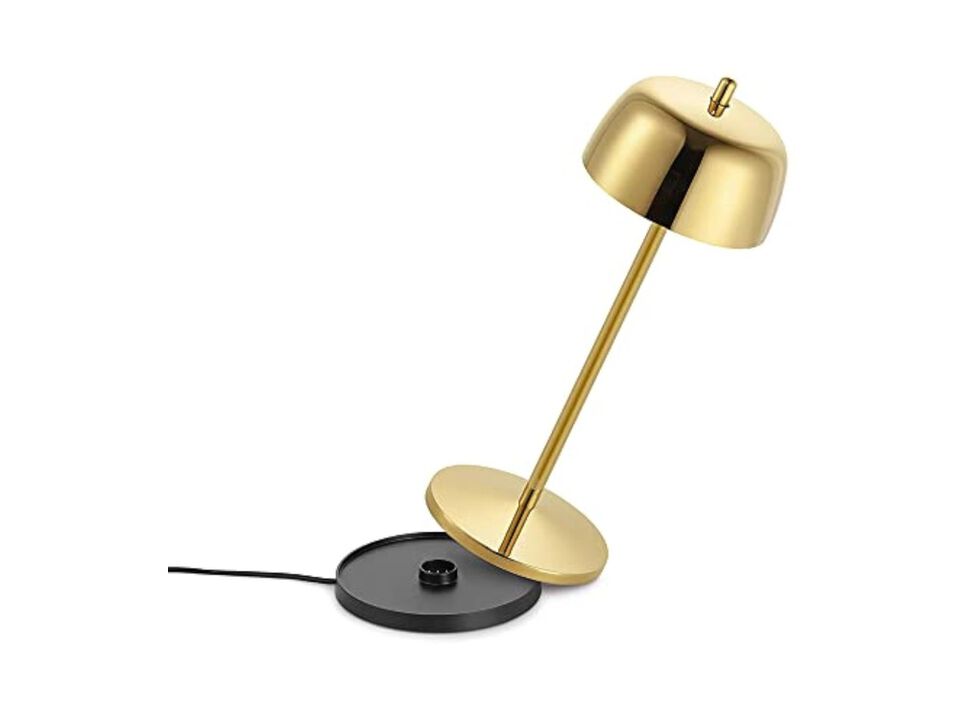 Dimmable LED Wireless Table Lamp For Outdoor Gold