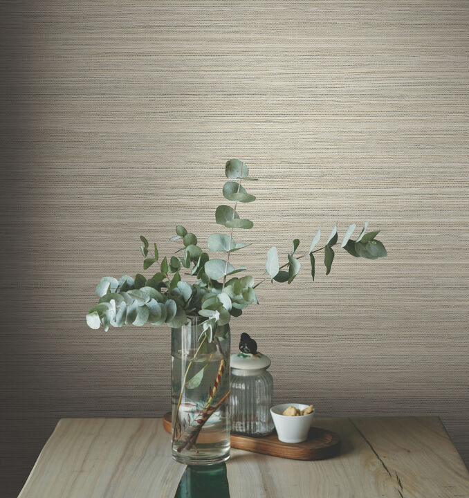 Fountain Grass Camel Wallpaper (Set of 2)