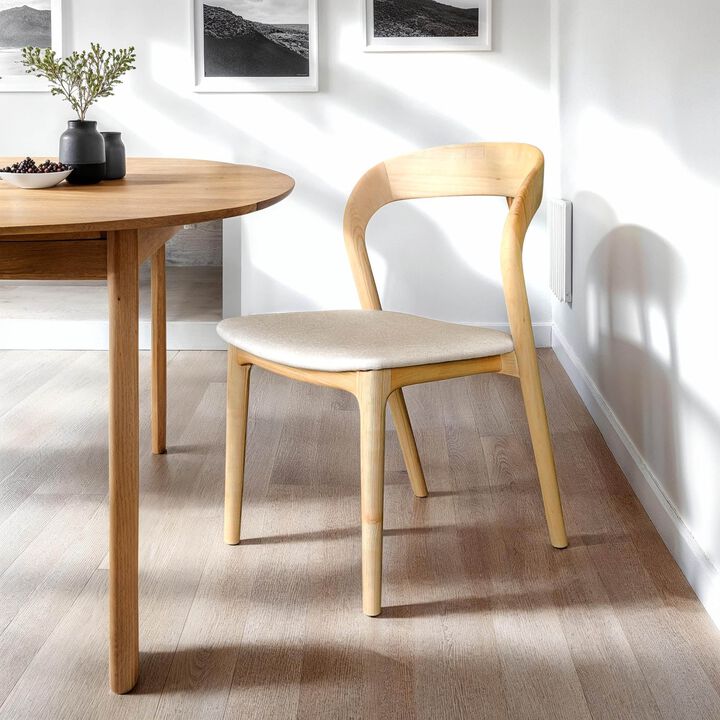 Rotondo Dining Chair - Natural Frame (Set of 2)