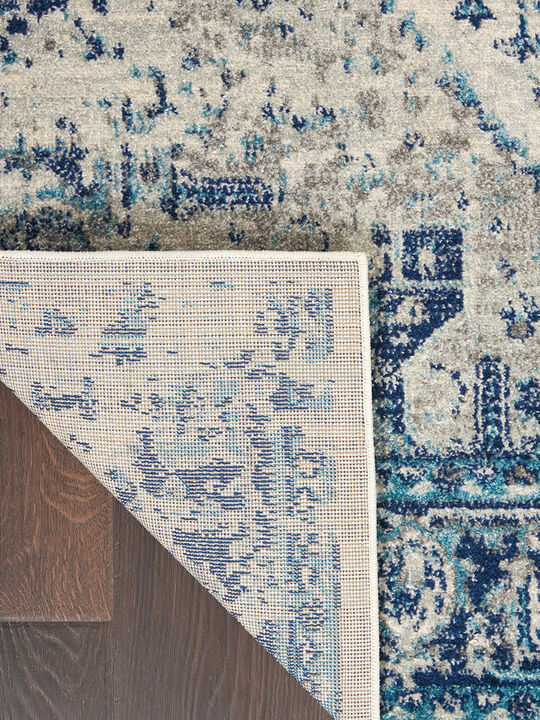 Tranquil TRA06 Ivory/Light Blue 6' x 9' Rug