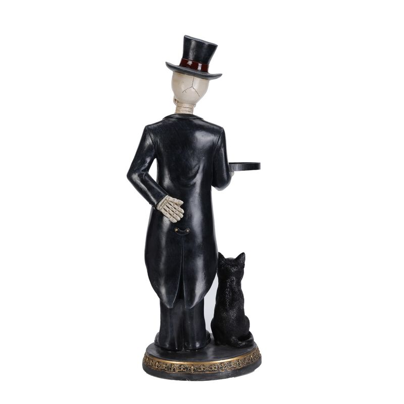 Fotson Halloween Resin Skeleton Butler Floor Statue image number 8