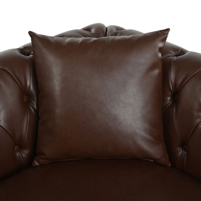 Zefwi Chesterfield L-Shaped Sectional Sofa image number 6