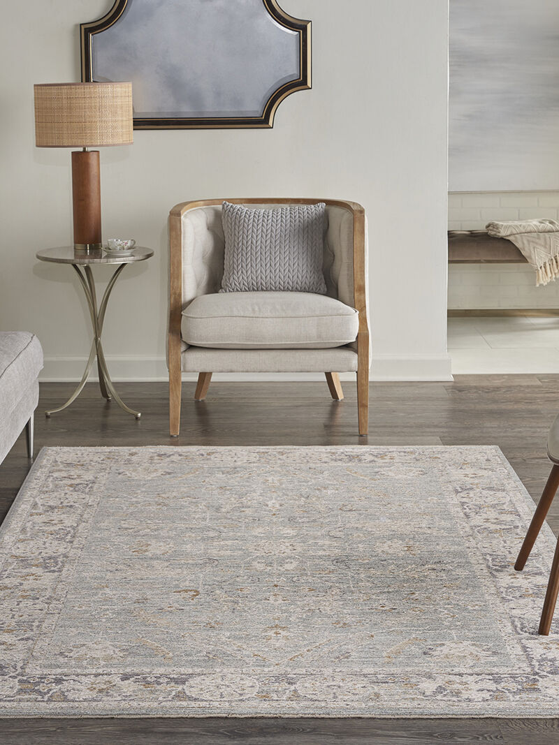 Infinite IFT01 Blue/Ivory 5'3" x 7'8" Rug