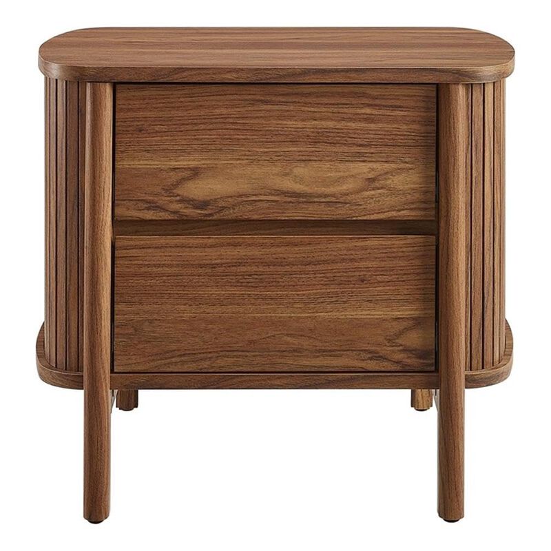 Cadence Fluted 2-Drawer Nightstand in Color image number 5