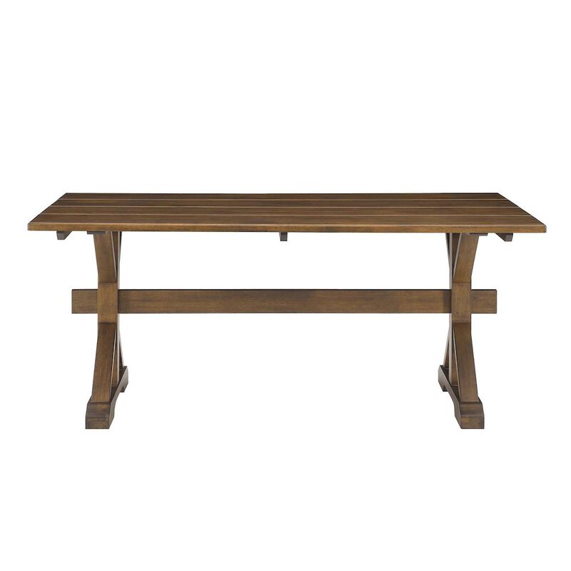 Windchime 71" Wood Dining Table image number 4