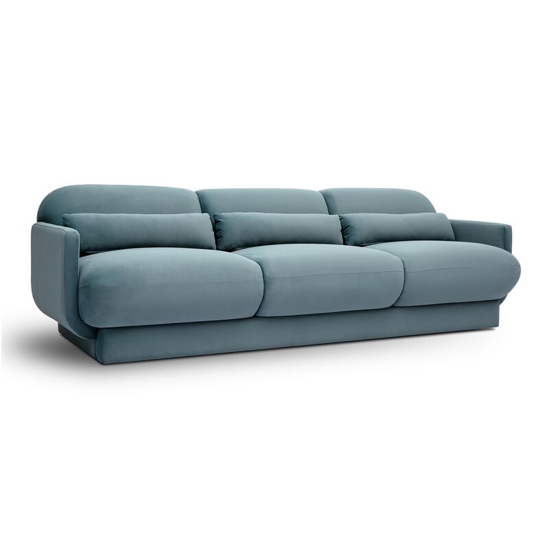 Azalea  Velvet Sofa. image number 1
